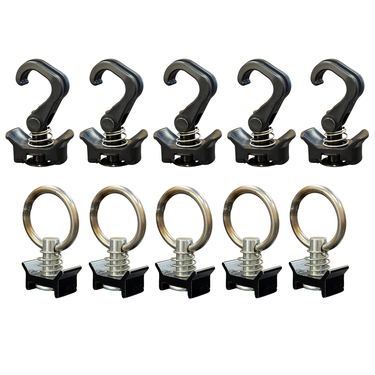 Adjustable L-Track Gear Hook