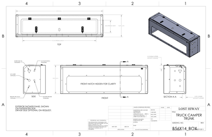 TRUCK CAMPER TRUNK