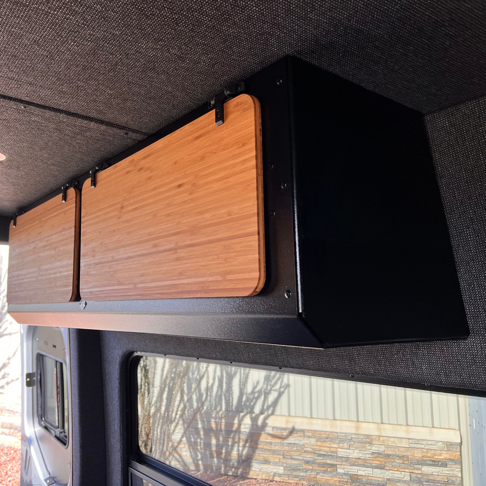 Mercedes Sprinter Van Overhead Storage Solutions | Lost Hiway Customs ...
