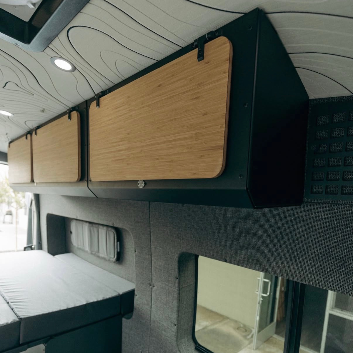 Ford Transit Van Overhead Storage | Lost Hiway Customs – LOST HIWAY
