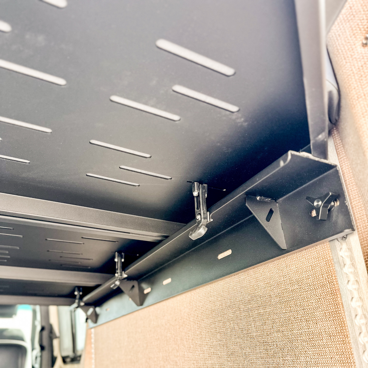 Sprinter Van Platform Bed System | Aluminum Van Bed Frame | Lost Hiway ...